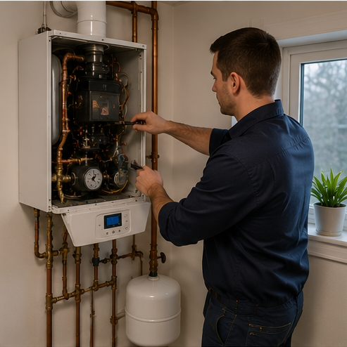 Oil boiler repair nozzle pump service NYC